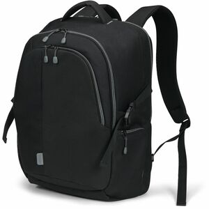 Dicota Eco Tasche (Rucksack) für 38,1 cm (15 Zoll) bis 43,9 cm (17,3 Zoll) Notebook - Schwarz - wasserabweisend - Schulter