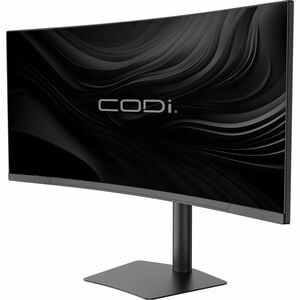 CODi 34" Ultrawide Curved USB-C Monitor with Docking Station - WQHD 3440x1440 - 90W Power Delivery - HDMI, DisplayPort, Et