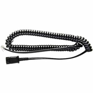 V7 BL-02+P 2 m Quick Disconnect/RJ-9 Audio Cable - Cable for Phone, Headset, Amplifier, Audio Device - First End: 1 x Quic