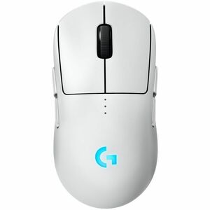 Logitech G PRO 2 LIGHTSPEED 游戏鼠标 - USB 2.0 - 8 按钮 - 白 - 有线/无线 - 可充电 - 44000 dpi - 滚轮 - 对称