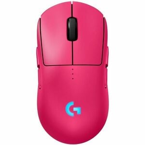 Logitech G PRO 2 LIGHTSPEED 游戏鼠标 - USB 2.0 - 8 按钮 - 粉 - 有线/无线 - 可充电 - 44000 dpi - 滚轮 - 对称