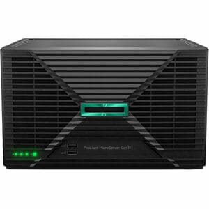 HPE ProLiant MicroServer Gen11 Ultra Micro Tower Server - 1 x Intel Xeon E-2434 3.40 GHz - 16 GB RAM - 2 TB HDD - (2 x 1TB