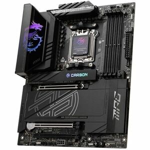 MSI MPG X870E CARBON WIFI Gaming Desktop Motherboard - AMD X870E Chipset - Socket AM5 - ATX - Ryzen 7 Processor Supported 