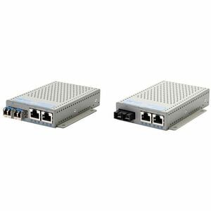 Omnitron Systems OmniConverter GHPoEBT/S 9169B-1-19Z Transceiver/Media Converter - 1 x Network (RJ-45) - Multi-mode - Giga