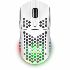 Souris de jeu Optique Trust Helox GXT 929W - USB Type A - 6 Bouton(s) - Blanc - Sans fil - Rechargeable - 4800 dpi - Droitier
