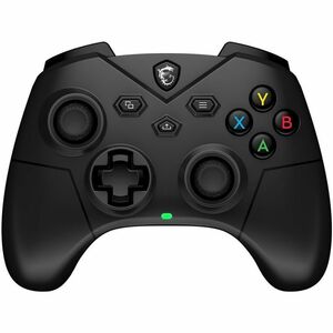 MSI Force GC300 Gaming Pad - Wireless, Cable - Bluetooth - USB - Android, PC, Tablet, Smartphone - 6.56 ft Cable - Black