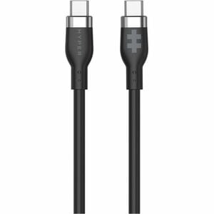 Câble pour transfert de données Hyper HyperJuice HJ4011BKGL - 1,50 m USB-C - Cable for Périphérique USB, MacBook, PC, Ordi