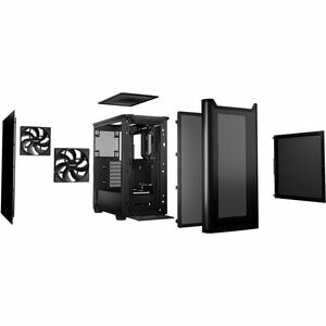 be quiet! Pure Base 501 Pure Base 501 Airflow Black Computergehäuse - ATX, Micro ATX, Mini ATX Motherboard Supported - Mid