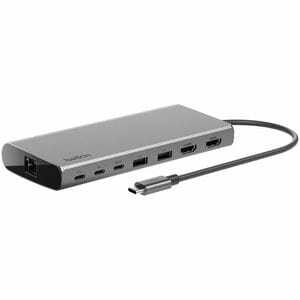 Belkin Connect Universal USB-C 8-in-1 Dual Display Core Hub- Space Gray