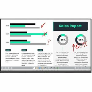 AllSee PT55J 1397 mm 4K UHD LCD Collaboration Display - ARM Cortex A55 - 4 GB - Infrared (IrDA) - Touchscreen - 16:9 Aspec