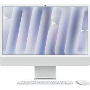 Apple iMac MWUV3HN/A All-in-One Computer - Apple M4 - 16 GB - 512 GB SSD - 60.96 cm (24") 4.5K - Desktop - Silver - Apple 