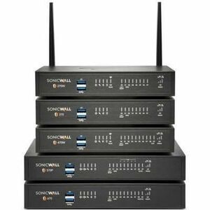 SonicWall TZ370 Network Security/Firewall Appliance - Intrusion Prevention - 8 Port - 1000Base-T - Gigabit Ethernet - 3 Gb