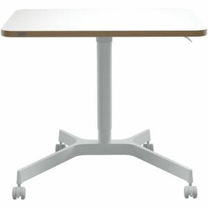 Leitz ERGO Sit-stand Desk - Height Adjustable - 750 mm Height x 600 mm Width x 800 mm Depth - Laptop, Keyboard, Mouse, Mee