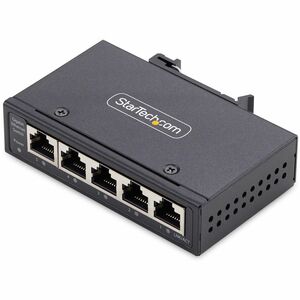StarTech.com I51G 5 Ports Ethernet Switch - Gigabit Ethernet - 10/100/1000Base-T - New - Black - TAA Compliant - 2 Layer S