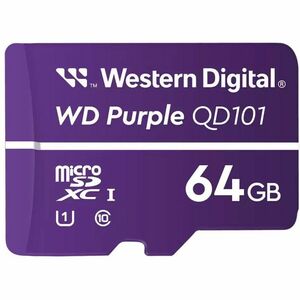 WD Purple 64 GB Classe 10/SUS-I (U1) microSDXC