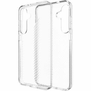 ZAGG Luxe Case for Samsung Galaxy S25+ Smartphone - Ripple Pattern - Clear - Drop Resistant, Bacterial Resistant, Odor Res