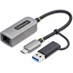 StarTech.com 2.5Gigabit Ethernet Adapter for Notebook, Desktop Computer, Tablet - 2.5GBase-T - Desktop - Space Gray - USB 