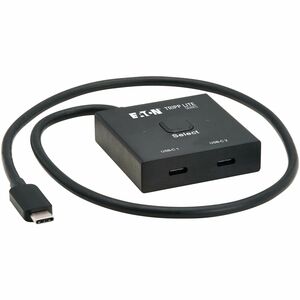 Eaton Tripp Lite Series 2x1 Bi-Directional USB-C Switch - 8K 60 Hz Video, HDCP Passthrough, USB 3.2 Gen 2, 100W PD Chargin