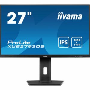 iiyama ProLite XUB2793QS-B7 27 Zoll Class WQHD LED-Monitor - 16:9 Format - Mattschwarz - 68,6 cm (27 Zoll) Viewable - IPS-