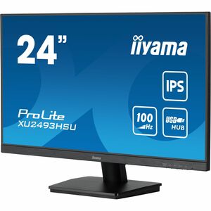 iiyama ProLite XU2493HSU-B7 24 Zoll Class Full HD LED-Monitor - 16:9 Format - Mattschwarz - 60,5 cm (23,8 Zoll) Viewable -