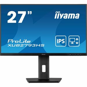 iiyama ProLite XUB2793HS-B7 27 Zoll Class Full HD LED-Monitor - 16:9 Format - Mattschwarz - 68,6 cm (27 Zoll) Viewable - I