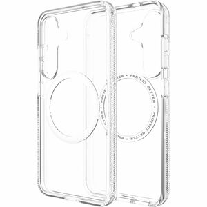 ZAGG Crystal Palace Snap Case for Samsung Galaxy S25 Smartphone - Textured - Crystal Clear - Yellowing Resistant, Anti-scr