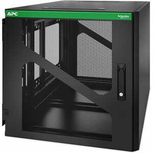 APC by Schneider Electric NetShelter 12U Wall Mountable Enclosed Cabinet Rack Cabinet for UPS, IT Equipment - 482.60 mm Ra