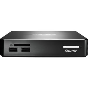 Desktop Computer Shuttle XPC nano NS02EV2 - ARM Cortex A53 RK3368 - 2 GB - 16 GB Größe Flash-Speicher - Mini-PC - Schwarz 