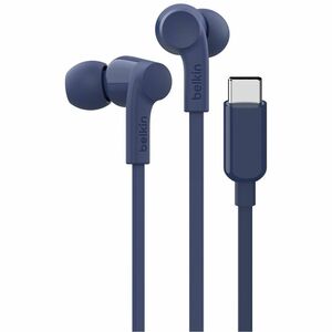 Belkin SOUNDFORM Kabel Ohrhörer Stereo Ohrhörerset - Blau - Binaural - In-Ear - Host-Schnittstelle: USB-Typ C