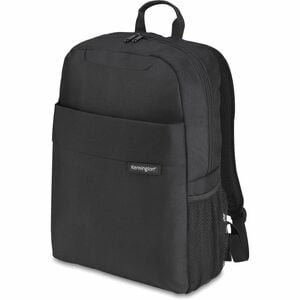 Kensington Simply Portable Lite Carrying Case (Backpack) for 35.6 cm (14") to 40.6 cm (16") Notebook - Black - Water Resis