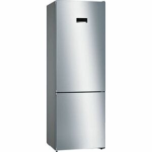 Congelatore/Freezer Bosch KGN49XLEA 438 L - Installazione libera - Acciaio inox - Reversibile - 3 x Cassetto/i freezer - 3