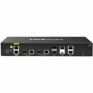 Aruba EdgeConnect 10108 Router - 4 Anschlüsse - 3 RJ-45 Port(s) - 1 WAN Port(s) - PoE Ports - Management-Port - 4 SFP+ Ste