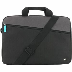 MOBILIS TheOne Essential Carrying Case (Briefcase) for 27.9 cm (11") to 35.6 cm (14") Travel - Black, Grey - 600D Polyeste
