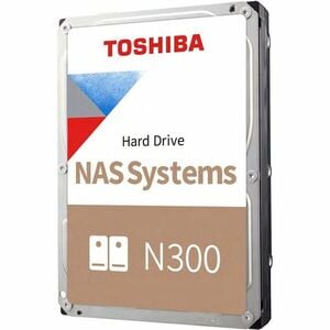 Toshiba N300 HDWG51EUZSVA 14 TB Hard Drive - 3.5" Internal - SATA (SATA/600) - Conventional Magnetic Recording (CMR) Method - NAS, Server, Storage Server Device Supported - 7200rpm - 512e Format - Bulk