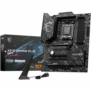MSI X870 GAMING PLUS WIFI Gaming Desktop Motherboard - AMD X870 Chipset - Socket AM5 - ATX - Ryzen 9, Ryzen 8, Ryzen 7 Pro