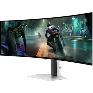 Monitor OLED da gaming Samsung Odyssey OLED G9 S49DG910SU 1244,6 mm (49") Class Schermo curvo - 32:9 - Argento - 124,5 cm 