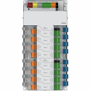 AXIS A1810-B QR Code Door Access Control Panel - White - 250000 User(s) - 8 Door(s) - Gigabit Ethernet - Bluetooth - Netwo