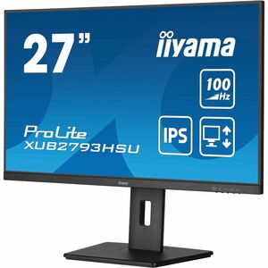 iiyama ProLite XUB2793HSU-B7 27 Zoll Class Full HD LED-Monitor - 16:9 Format - Mattschwarz - 68,6 cm (27 Zoll) Viewable - 