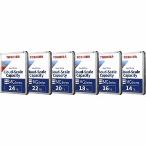 Toshiba Festplatte - 3,5" Intern - 24 TB - SATA - Conventional Magnetic Recording (CMR) Method - Data Center, Videoüberwac