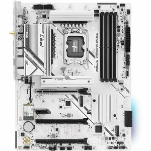 Placa base de escritorio para juegos ASRock B760 Pro RS WiFi White - Intel B760 Conjunto de Circuitos Integrados - Socket 