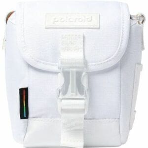 Polaroid Carrying Case (Flap) Polaroid Camera - White Spectrum - MicroFiber Interior Material - Shoulder Strap - 180 mm He