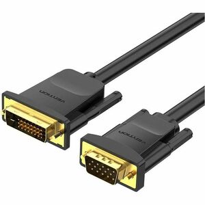 Vention EABB 2 m DVI/VGA Video Cable - Cable for Video Device, Notebook, Desktop Computer, Monitor, TV, Projector - First 