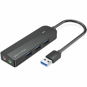 Vention USB Hub - USB 2.0 - 640 MB/s - Headset, Microphone, Hard Drive, Desktop, Portable Speaker, Flash Drive - Portable 