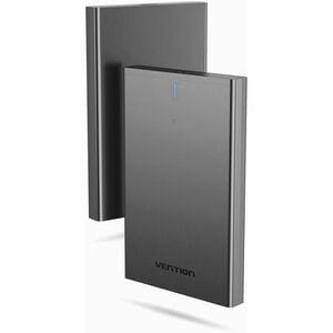 Vention KPAB0 Drive Enclosure SATA/600 - USB 3.0 Micro-B Host Interface - UASP Support Portable - Black - 1 x HDD Supporte