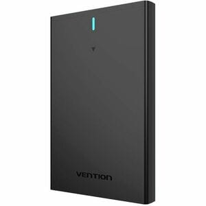 Vention KPBB0 Drive Enclosure SATA/600 - USB 3.1 (Gen 2) Type C Host Interface - UASP Support Portable - Black - 1 x HDD S