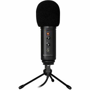 NEWSKILL Kaliope Wired, Plug-in Microphone for Recording, Gaming, Podcasting - Matte Black - 1.80 m - 30 Hz to 18 kHz -36 
