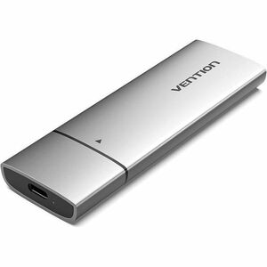 Vention KPGH0 Drive Enclosure PCI Express NVMe, M.2 - USB 3.1 (Gen 2) Type C Host Interface - UASP Support Portable - Grey