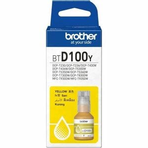 Botella de recarga de tinta Brother BTD100Y - Amarillo - Inyección de tinta