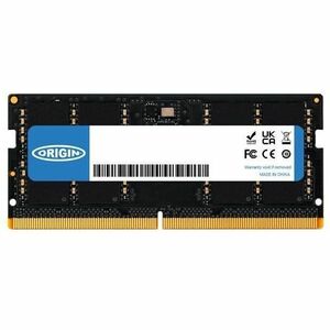 Origin RAM Module for Notebook - 32 GB - DDR5-5600/PC5-44800 DDR5 SDRAM - 5600 MHz Single-rank Memory - 1.10 V - ECC - Unb