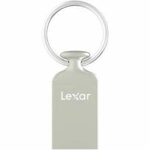 Lexar JumpDrive 64 GB USB 2.0 Flash Drive - Silver - 2 Year Warranty